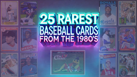 25 of the RAREST 1980s Baseball Cards (Super Valuable)