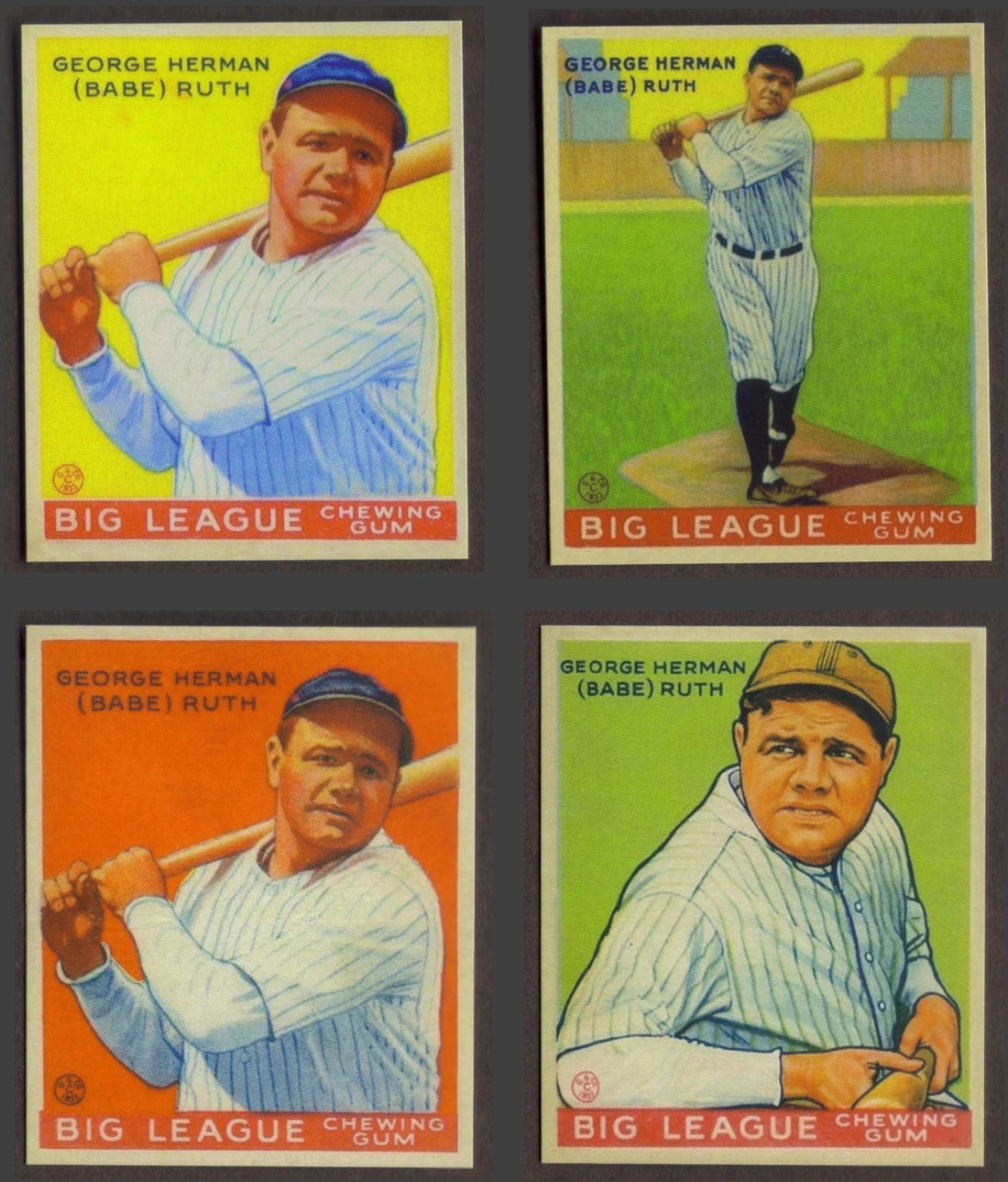 1933 GOUDEY - Babe Ruth Baseball Cards - SportsCardsEDGE