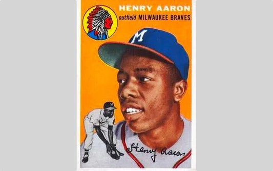 1954 Topps Hank Aaron #128 Rookie Card - SportsCardsEDGE