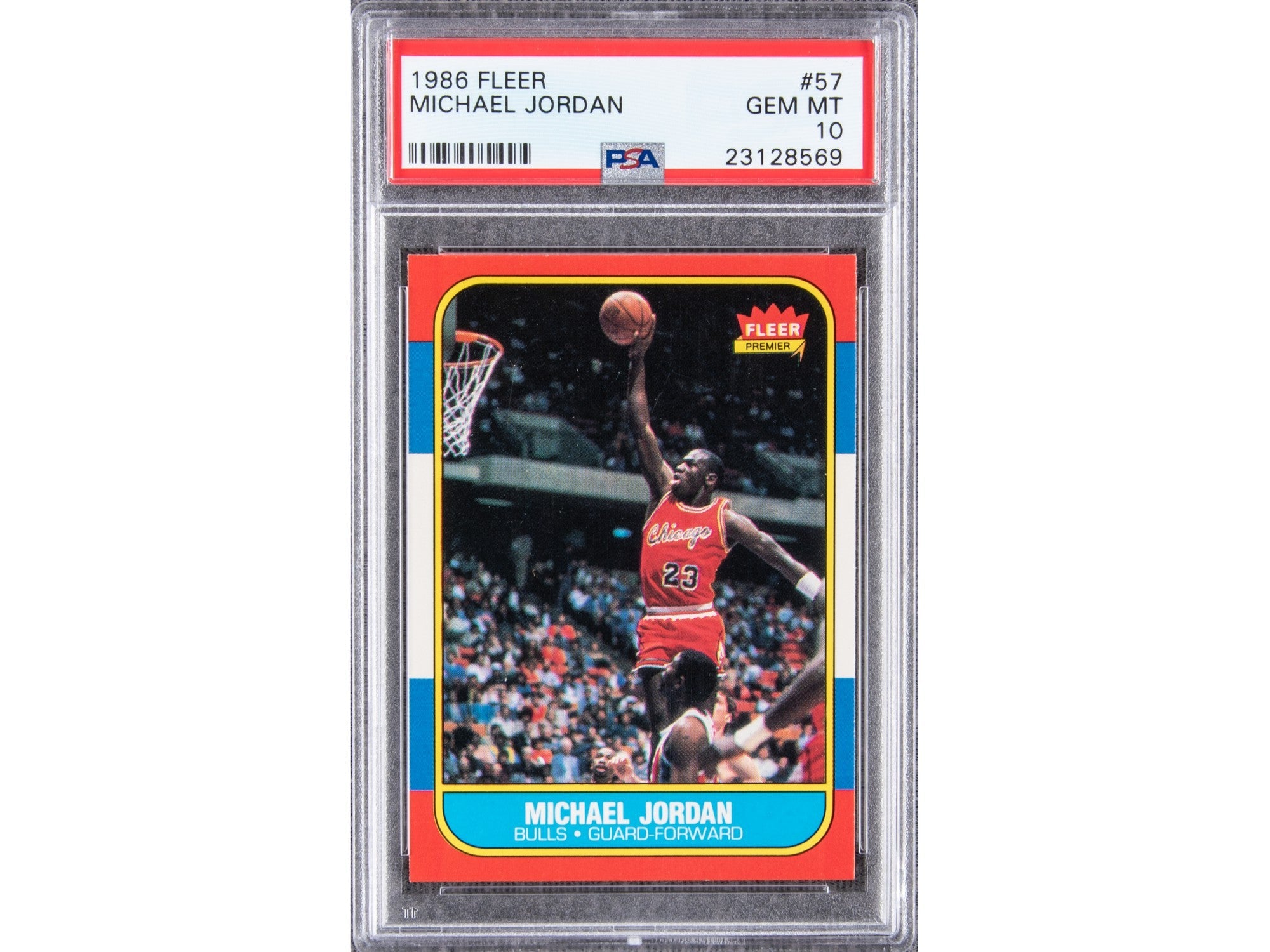 1986 Fleer Michael Jordan #57 