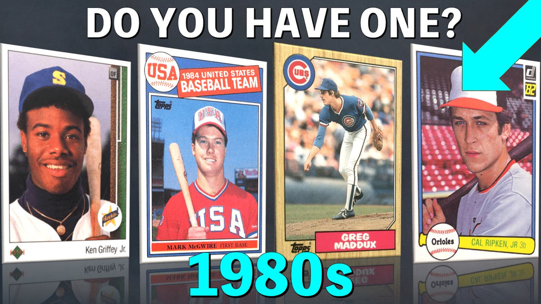 The 50 MOST Collected Baseball Cards from the 1980s - Most Collected and Most Valuable