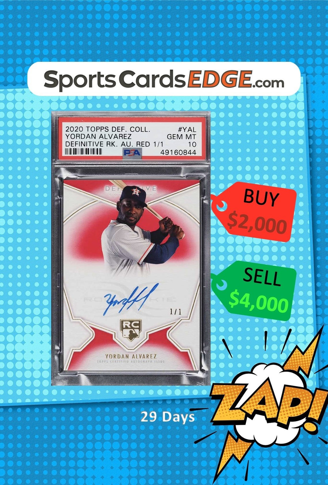 Flipping a Baseball Card for over $1,000 profit in just 29 days - SportsCardsEDGE