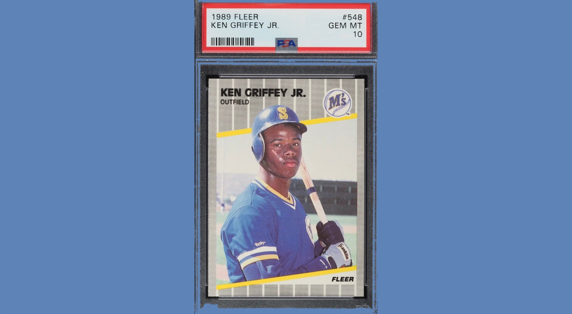 I Just Flipped This 1989 FLEER #548 KEN GRIFFEY JR. PSA 10 ROOKIE (aga ...