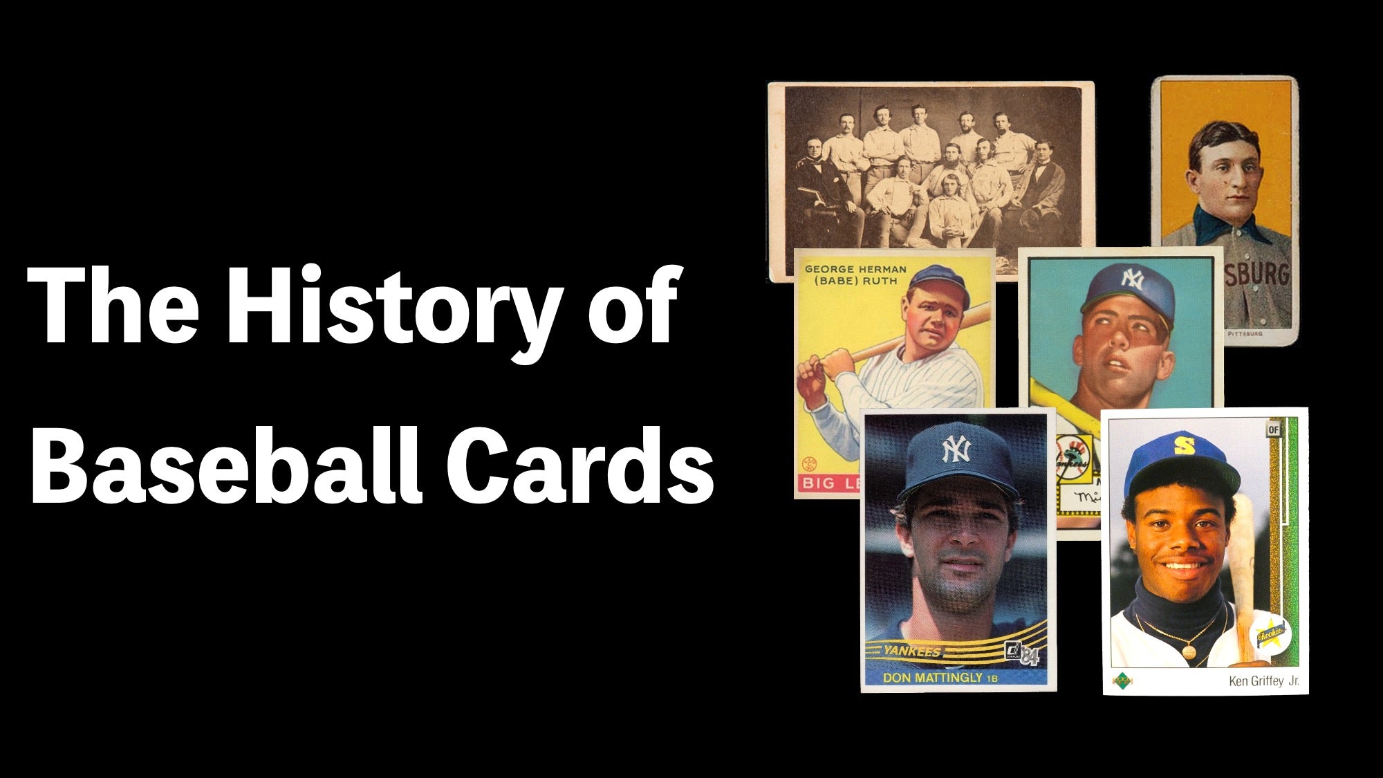 Introduction Baseball Card The History of Baseball Cards - From 1860 to Today – SportsCardsEDGE