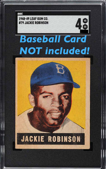 Old School - 1948 Leaf Jackie Robinson #79 Baseball Card Parody T-shirt - Adult Men's