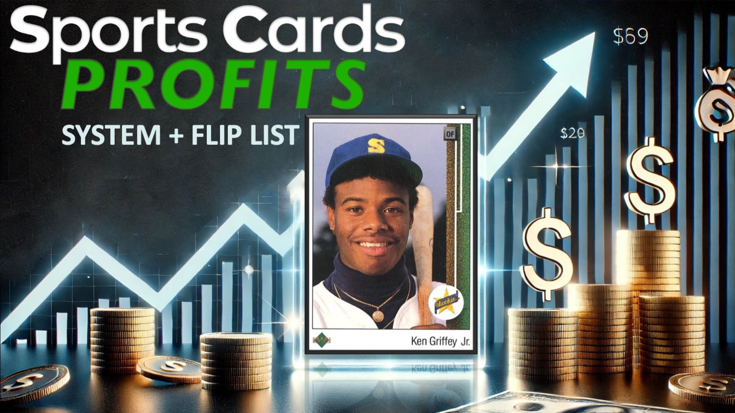 Sports Cards PROFITS System - Plus FLIP LIST Monthly DATA Subscription - SportsCardsEDGE